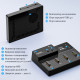 Док-станция для накопителей Maiwo 4*NVMe M.2 SSD Key M/B+M to USB4.0 USB-C 40Gbps (K3015P4)