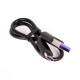 Дата кабель USB 2.0 AM to USB-C 0.3m PVC ColorWay (CW-CBUC059-BK)