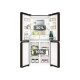 TCL Refrigerator multi-door, 185х84х68, ref-301l, freez.-169l, 4 doors, A++, NF, inv, display ext, fresh zone, inox (RP470CXE1UA)