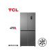 TCL Refrigerator multi-door, 185х84х68, ref-301l, freez.-169l, 4 doors, A++, NF, inv, display ext, fresh zone, inox (RP470CXE1UA)