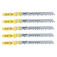 Milwaukee T144D jigsaw blade for wood, tooth pitch 4mm x 75mm, 5 pcs (4932213116)
