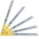 Milwaukee T144D jigsaw blade for wood, tooth pitch 4mm x 75mm, 5 pcs (4932213116)