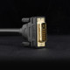 Кабель мультимедийный DVI M to DVI M 2.0m 24+1pin DV101 black Ugreen (11604)