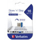 USB флеш накопитель Verbatim 16GB Store 'n' Stay NANO Blue USB 3.0 (98709)