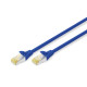 Патч-корд 0.25м, SFTP, cat.6A, AWG 26/7, Cu, LSZH, blue Digitus (DK-1644-A-0025/B)