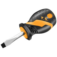 Tolsen Ergo flathead screwdriver, SL6.5x38mm, CrV steel (20132)