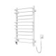 Navin electric towel warmer Grandis, 800x480x161mm, timer-regulator, steel, white, right connection (12-108053-4880)