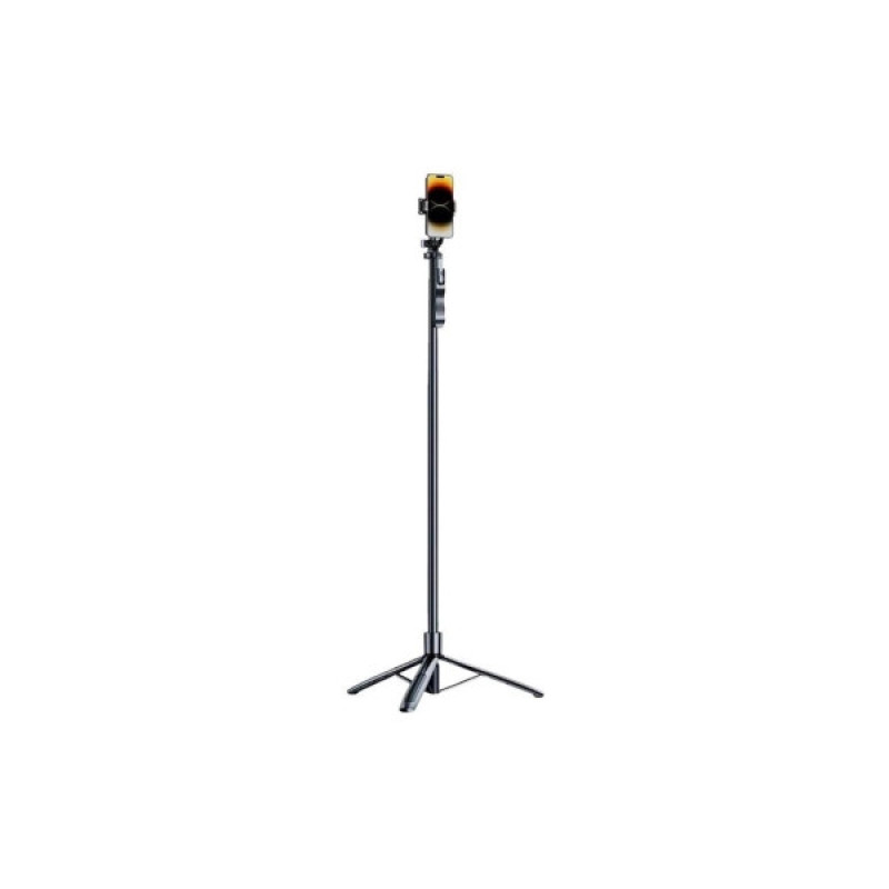 Монопод для селфи RTAKO трипод Q052 1.8m Ultra-Wide Angle Selfie Stick (With Bluetooth Remote) (6942063207719)