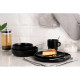 ARDESTO Soup plate Trento, 21,5 cm,  black, ceramics (AR2921TB)
