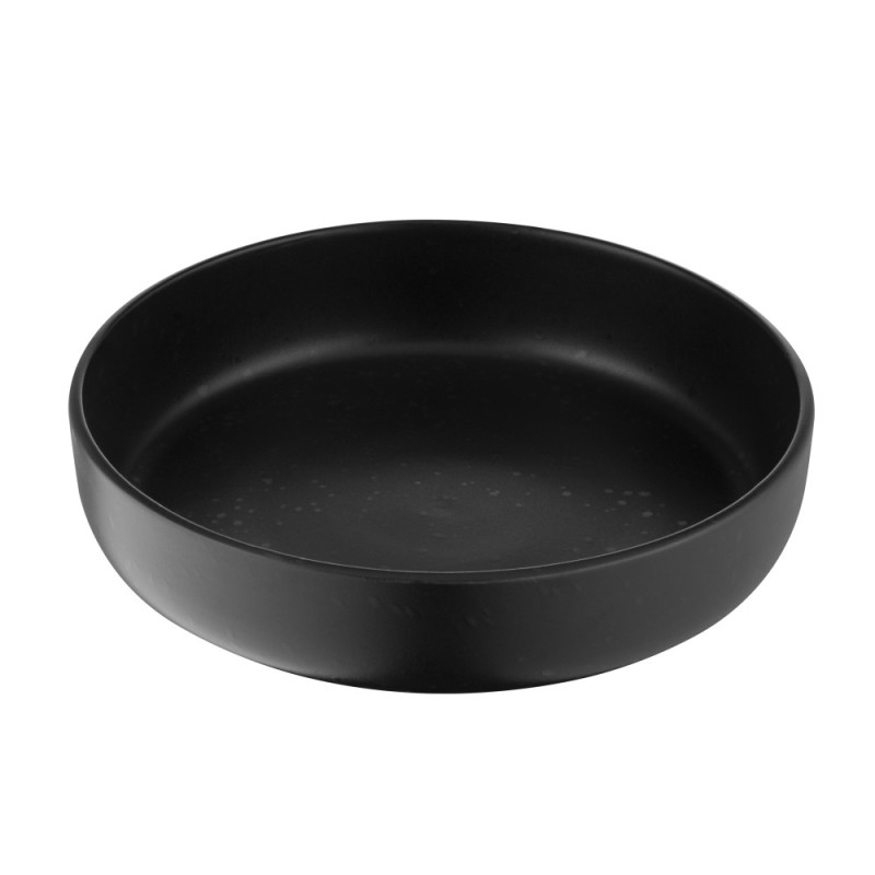 ARDESTO Soup plate Trento, 21,5 cm,  black, ceramics (AR2921TB)