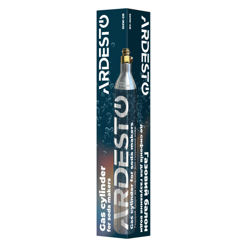 ARDESTO Gas bloon for soda maker universal -0,6l, aluminum (SMW-GB)
