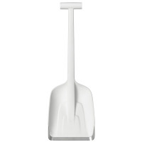 Fiskars Лопата для снігу SnowXpert 63см, 520г, нерж сталь/поліамід (автомобільна) (1019347)