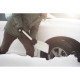 Fiskars Лопата для снега SnowXpert 63см, 520г, нерж сталь/полиамид (автомобильная) (1019347)