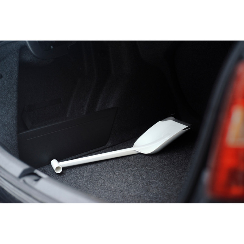 Fiskars Лопата для снега SnowXpert 63см, 520г, нерж сталь/полиамид (автомобильная) (1019347)