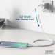 Digitus USB Silicone charging cable, USB-A - Lightning 2m, USB 2.0, 12W, white (AK-600108-020-W)