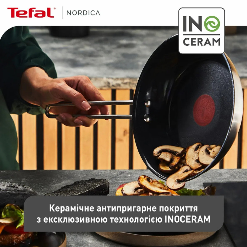 Tefal Frying pan Nordica, 20 cm, stainless steel (H8710255)