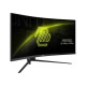 MSI Монітор 34" MAG 345CQR 2xHDMI, DP, VA, 3440x1440, 21:9, 180Hz, 1ms, sRGB 120%, CURVED, FreeSync, HAS (9S6-3DD14H-021)