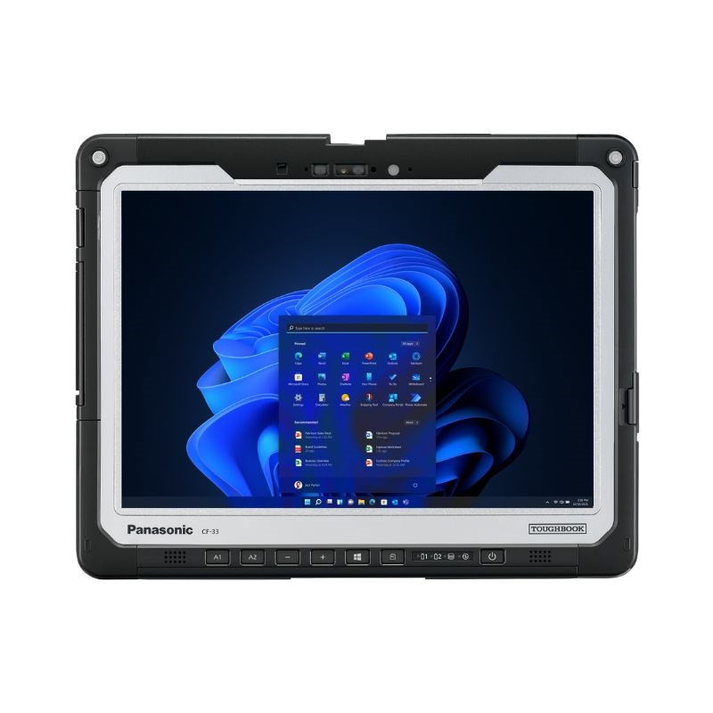 HP Ноутбук Toughbook CF-33 MK4 12” QHD Touch, Intel i5-1345U, 16GB, F512GB, UMA, LTE, Win11P, серебристый (без клавиатуры) (CF-33YAAACB4)