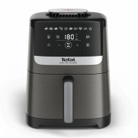 Tefal air fryer Easy Fry Silence, 1670W, bowl-5l, sensor control, plastic, stainless steel black (EY551HE0)