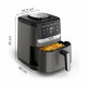 Tefal Мультипіч Easy Fry Silence, 1670Вт, чаша-5л, сенсорне керув., 10 програм, пластик, темно сірий-чорний (EY551HE0)