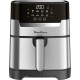 Moulinex Мультипіч EasyFry&Grill Digital, 1550Вт, чаша-4.2л, сенс. керув., пластик, сірий (EZ505D10)