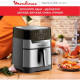 Moulinex Мультипіч EasyFry&Grill Digital, 1550Вт, чаша-4.2л, сенс. керув., пластик, сірий (EZ505D10)