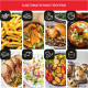 Moulinex Мультипіч EasyFry&Grill Digital, 1550Вт, чаша-4.2л, сенс. керув., пластик, сірий (EZ505D10)