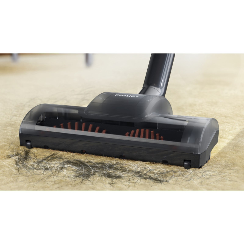 Philips Baggy VC Series 8000, 900W, dust cont -4L, НЕРА 13, LED strip light, black (XD8122/10)