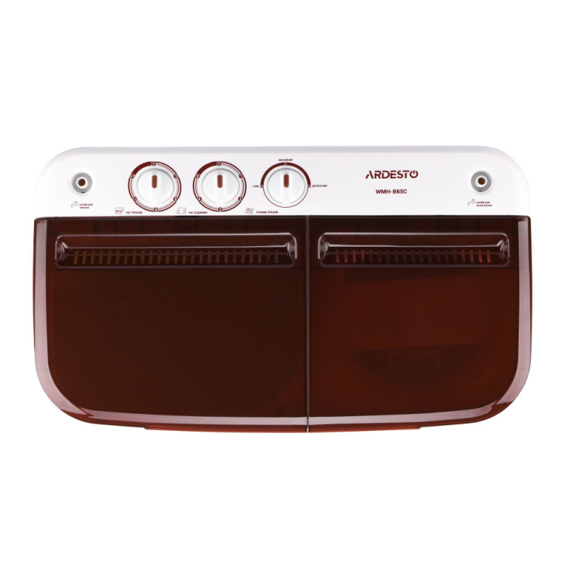 ARDESTO WM semi-automatic, 6.5kg, 1350, A, 41cm, spin-dry, white (WMH-B65C)