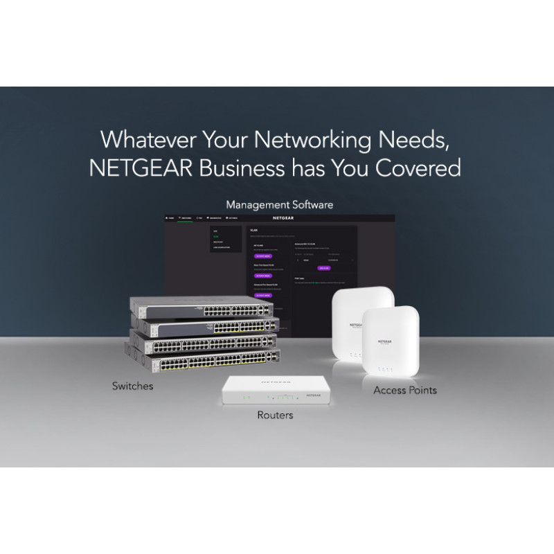 NETGEAR Комутатор GS324 24xGE, некерований (GS324-200EUS)