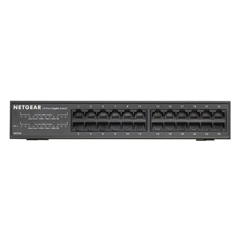 NETGEAR Комутатор GS324 24xGE, некерований (GS324-200EUS)