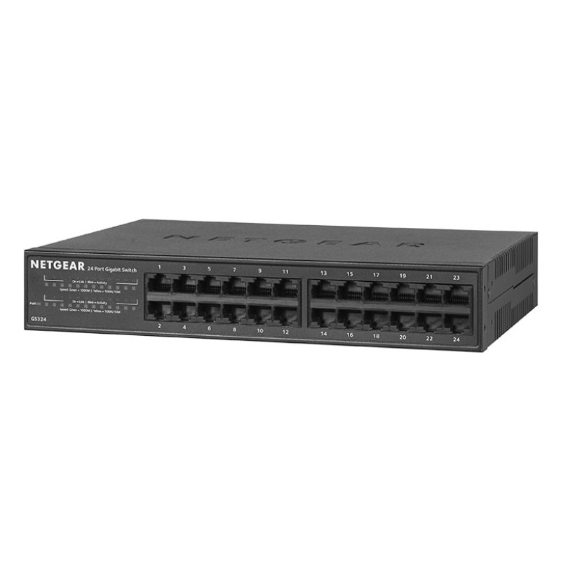NETGEAR Комутатор GS324 24xGE, некерований (GS324-200EUS)