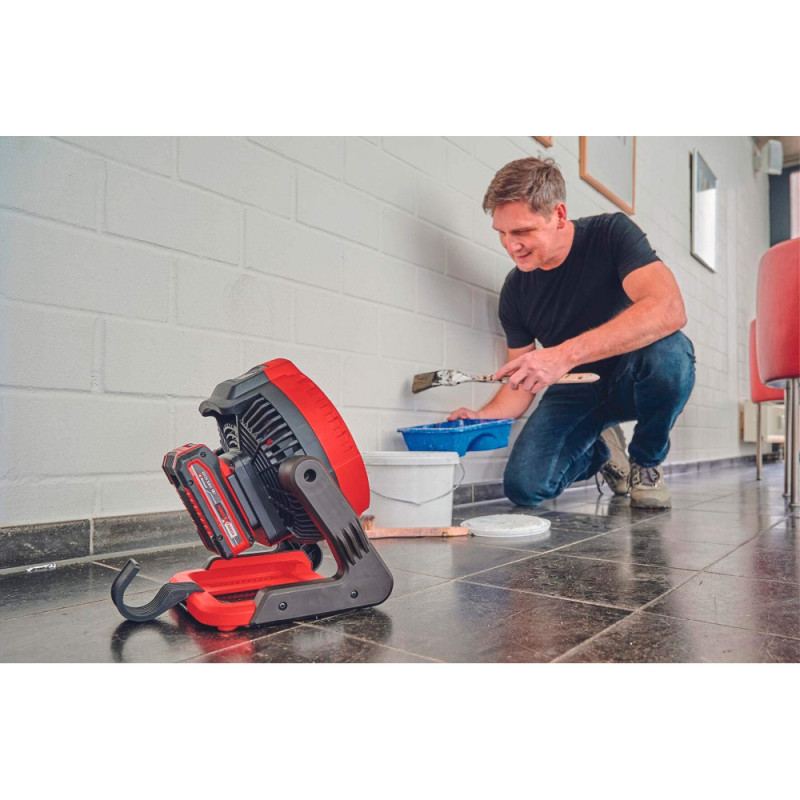 Einhell Вентилятор акумуляторний GE-CF 18/2200 Li, 18В, PXC 180мм, 1200-2200об/хв, 1.2кг, без АКБ і ЗП (3408035)