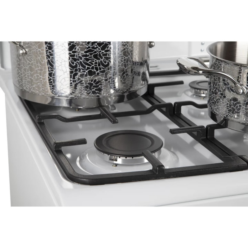 Hansa Плита комби, 65л, 50x60см, дисплей, конвекция, чугун, белый (FCMW59329)