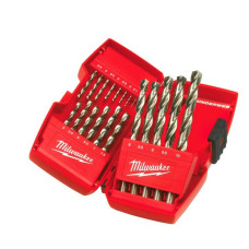 Milwaukee THUNDERWEB HSS-G metal drill bit set, 19pcs, 1-10mm, case (4932352374)