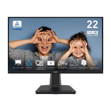 MSI Монітор MSI 21.45  PRO MP225V D-Sub, HDMI, VA, 100Hz, 4ms, sRGB 100%, AdaptiveSync (9S6-3PE0CM-014)