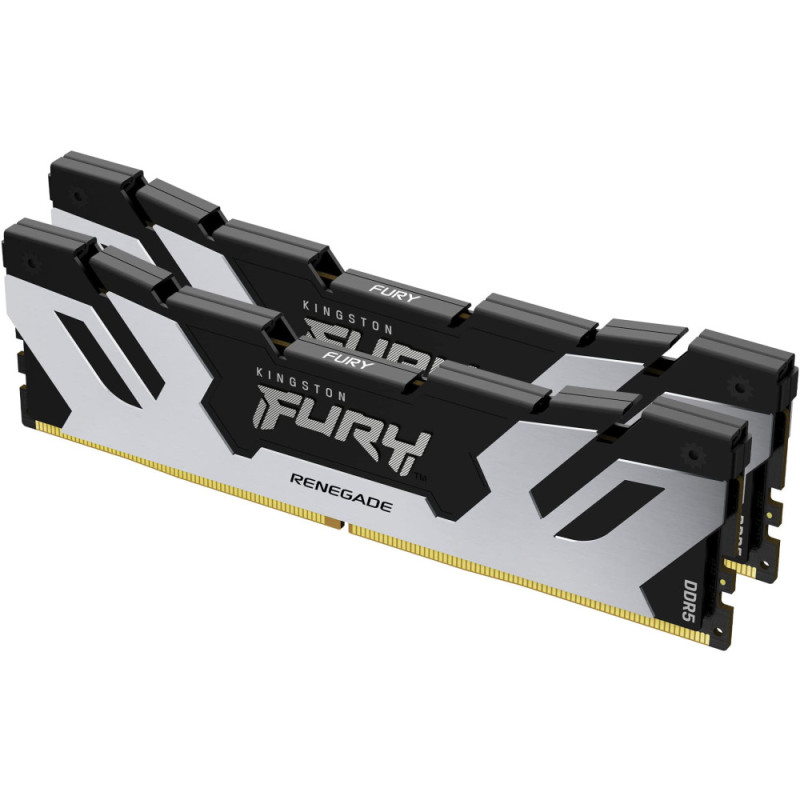 Kingston Memory DDR5 32GB KIT (16GBx2) 7600 FURY Renegade XMP Silver (KF576C38RSK2-32)
