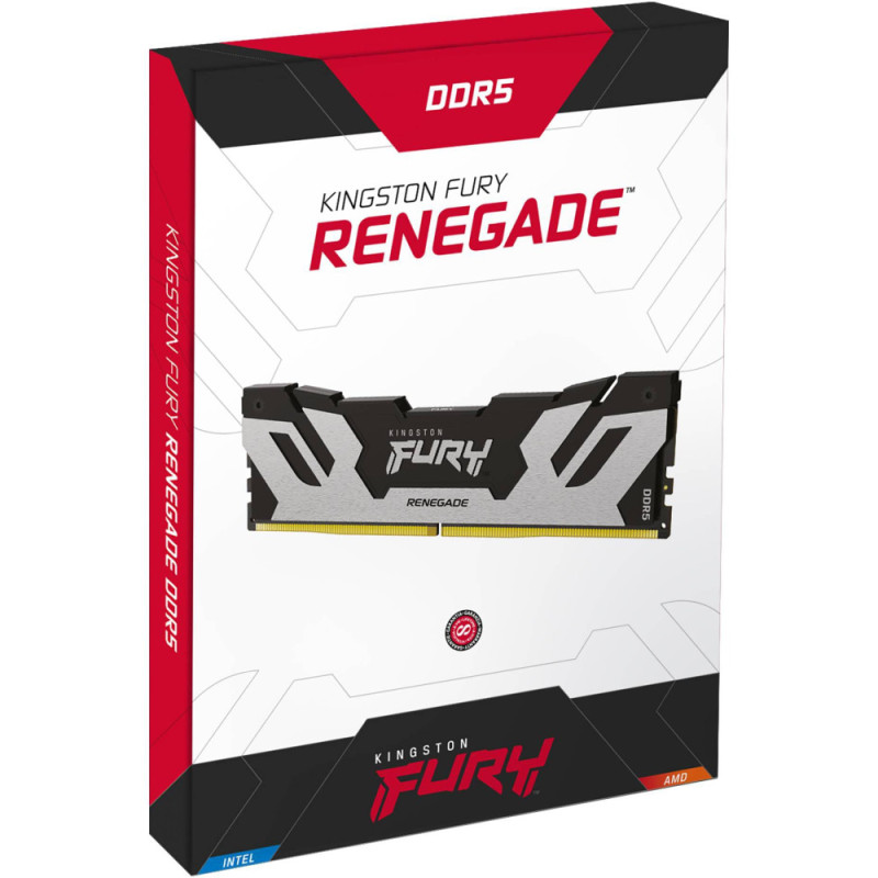 Kingston Memory DDR5 32GB KIT (16GBx2) 7600 FURY Renegade XMP Silver (KF576C38RSK2-32)