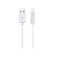 Дата кабель USB 2.0 AM to Lightning 2.0m 2.4A X1 white HOCO (6957531032014)