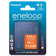 Panasonic Eneloop AAA 800 4BP mAh NI-MH+case (BK-4MCDEC4CP)