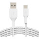 Belkin Кабель USB-A > USB-C зарядки/синхронизации, 1м, Type-C, витой, белый (CAB002BT1MWH)