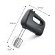 Philips Миксер Philips ручной 5000 series, 400Вт, насадки -4, черный (HR3739/00)