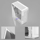 Zalman PC case I3 Neo V2 without PSU, 2xUSB3.0, 1x Type C, 4x120mm RGB, VGA 355mm, LCS ready, TG Side Panel, ATX, white (I3NEOV2WHITE)