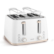 Sencor Тостер Sencor 1860Вт, підігрів, розморожування, 4 слоти, пластик, білий (STS7540WH)