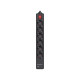 Мережевий фільтр живлення REAL-EL RS-PROTECT 605 3m, black (EL122300041)