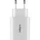 Зарядное устройство Globex 1xUSB + 1xUSB-C 30W FastPower white (30WAC)