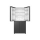 TCL Холодильник SBS, 185х84х68, холод.відд.-297л, мороз.відд.-169л, 4 дв., A++, NF, інв., диспл зовн., диспенсер., нерж (RP466CSE1UA)
