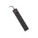 Сетевой фильтр питания REAL-EL RS-Protect 505, 1.8m, black (EL122300044)