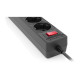 Сетевой фильтр питания REAL-EL RS-Protect 505, 1.8m, black (EL122300044)