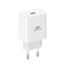 Зарядное устройство RivaCase 1xUSB Type-C PD 20 Вт white (PS4101 W00 (White))